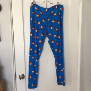 LuLaRoe Leggings - TC EUC CAKE!